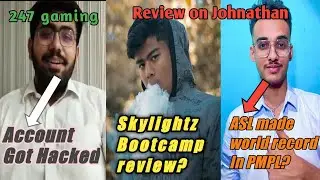 247 gaming account got Banned? ASL making world record on PMPL? Ansh review on Johnathan? PMGC Slot?