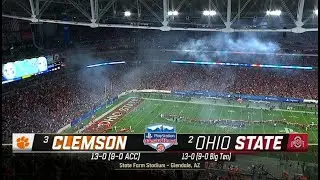 NCAAF 2019-2020 / CFP Semifinal / Fiesta Bowl / (3) Clemson Tigers - (2) Ohio State / EN