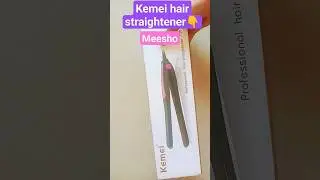 kemei straightener review😍 #cheap and best straightener review😍
