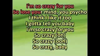 Hedley - Crazy For You (karaoke) (by request)