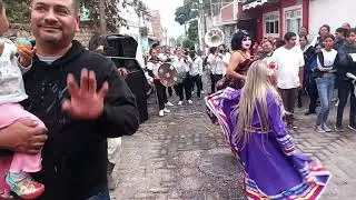 La llegada de la Sayacas en el barrio de San Sebastián en Ajijjic 