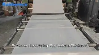 Silicone Sheet Production Process | Manufacturing Natural Precipitated Silicone Rubber | Rubbereco