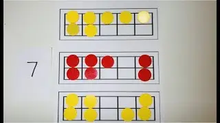 Maths - representing numbers in Tens Frames.