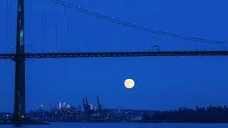 Buck Moon in Vancouver - Supermoon - July, 2022