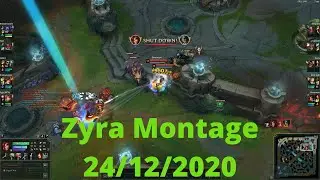 Zyra Support main s11 montage 2 videos in 3d vs Miss Fortune Olaf Shen Echo Samira Yorick Garen
