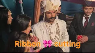 Ribbon 🎀 cutting funny moments!! #ribboncutting #marriage #wedding #vlog #himachal #pahadilifestyle
