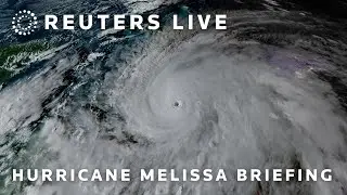 LIVE: Jamaican officials hold Hurricane Melissa briefing
