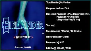 Einh&auml;nder (PS1) [Soundtrack in QUAD HD & 320 KBPS]