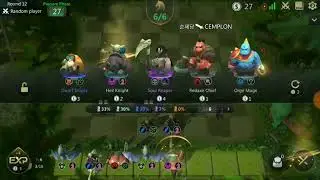 AUTO CHESS KNIGHTS AND HUNTERS GAMEPLAY