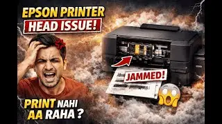 Epson Printer Head Issue 😡 | Print Nahi Aa Raha? 😱#shorts #shortfeed #viralshort #explore #pc