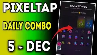 Pixel Tap Daily Combo 5 Dec 2024 | Today Pixeltap By Pixelverse Daily Combo | AGP | #pixeltap