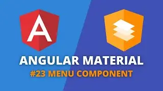 Angular Material #23 - Menu Component