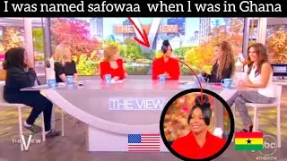 The  famous celebrities in the U.S television talk shows can't stop talking about ghana 