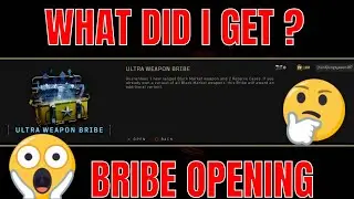 ULTRA Weapon BRIBE Opening Black Ops 4
