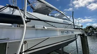 How to secure your lifted boat to prepare for a Hurricane {Let it float}