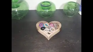 Heart Shaped Tray - Bobs Quantum Max CNC   XTool S1 40W