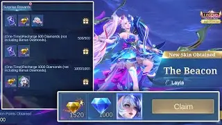 HOW TO GET FREE 1000 DIAMONDS TO UNLOCK LAYLA &ldquo;THE BEACON&rdquo; LEGEND SKIN! | NEXUS SEA PHASE 1
