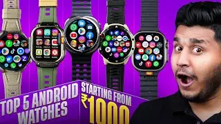 Top 5 Best Android Smartwatches Start From ₹2000⚡️|| With 5G, GPS, HD Camera, Chat GPT, Gaming😱