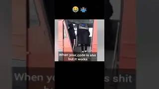 When your code is terrible but it still works 💩🤣