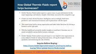 Global Thermic Fluids Market &ndash; Industry Trends and Forecast to 2027