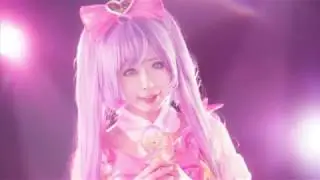 Light-up Pripara cosplay: Cyalume Coord with voice controls