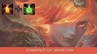 Elementalist Lux Skin - Magma Form - League of Legends