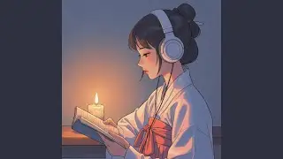 Candle Light on Old Desk