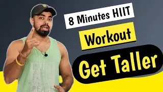 Intense HIIT TRAINING To Increase Height Before Age 21 ( 10 Mins )