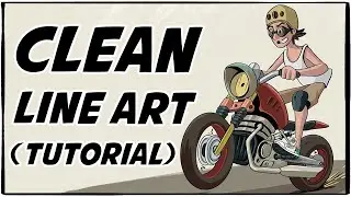 Line art tutorial | Inking tips | how to draw like a pro | Digital art