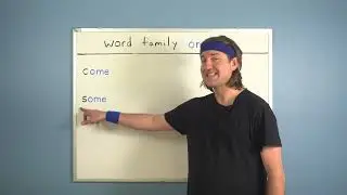 English with Mike:  Learn Pronunciation with Word Families (-ome) Short u sound