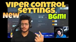 SOUL VIPER new sensitivity settings bgmi | viper control settings bgmi | soul viper control code