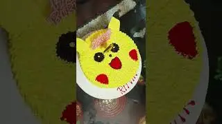 Pikachu birthday cake#video #viral #video