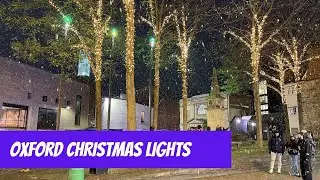 Walking Oxford City Centre In Sub Zero Temperatures ❄️ | First Snow Of The Winter!!! 🌨 Nov 2021 [4K]