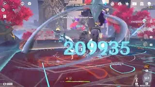 Chongyun 200K Burst with lots of Buff | Genshin Imppact