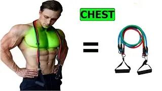 CHEST WORKOUT WITH RESISTANCE BAND AT HOME | 5 NEW EXERCISES