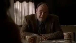 The Sopranos tony sopranos Beats up Coco for talking bad to Meadow scene