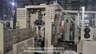 Fully automatic film wrapping V fold hand towel making machine production line