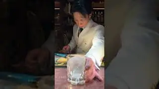Резка льда в стиле японских самураев!