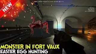 ►Battlefield 1 - Zombie or Monster Easter egg in Fort Vaux isolation Room  - Easter egg Hunting