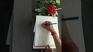 flower basket drawing #simple art#shorts