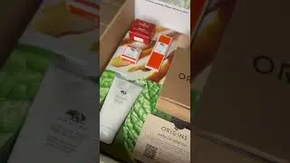 Unboxing with #origins favourite #skincare #skinroutine #skincaretips #skincareproducts #unboxing