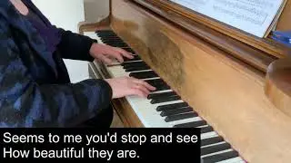 The Inchworm.  Frank Loesser. Piano accompaniment.  ABRSM SFMT Grade 1.  Subtitled
