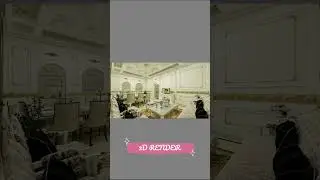 CLASSIC INTERIOR LOUNGE + DINING 3D RENERS #SHORT #VIRAL #TRENDING #RESPECT