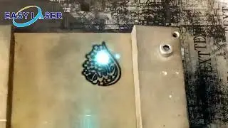 2.5D EZCAD3 JPT MOPA M7 E 100W Laser Cutting 2mm thickness brass