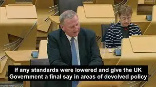 UK Internal Market Debate - Scottish Parliament: 18th August 2020