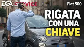 Hanno rigato tutta la Fiat 500 con una chiave:  il ripristino completo dopo l&rsquo;atto vandalico