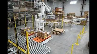 QComp Robotic Palletizer | ABB IRB660-180/3.15 for Non woven Tissue Boxes