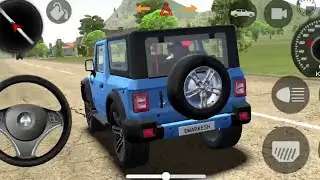 Modified Mahindra Thar😈Games:Indian Thar Black (Gadi Wala Games) Car Game goldend Game