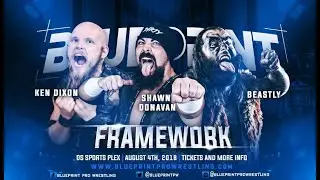 Ken Dixon Vs Shawn Donavan Vs Beastly; Blueprint Pro Wrestling, 2018