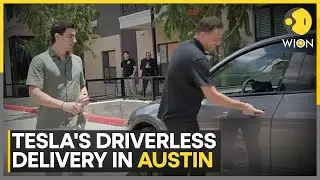 Tesla Model Y Drives Itself From Factory To Customer's Home | World News | WION